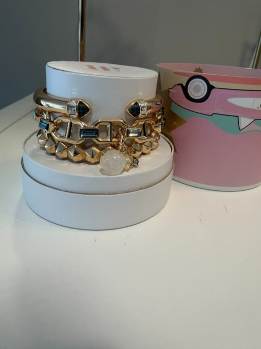 Bomb Party Summer Stacks 2026 "The Fizzing Reveal" Bracelet Stack - Gold (NIB)
